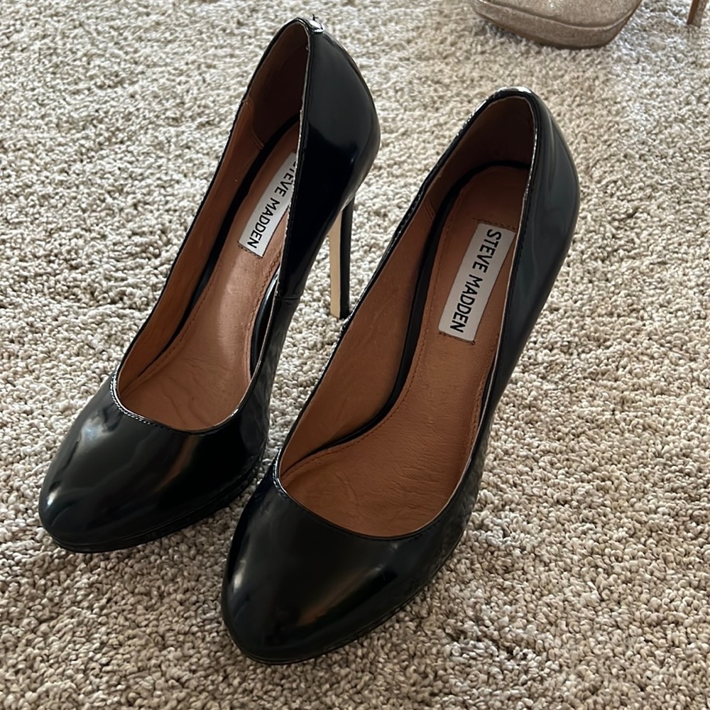 Steve Madden Patent Leather Heels - 7.5